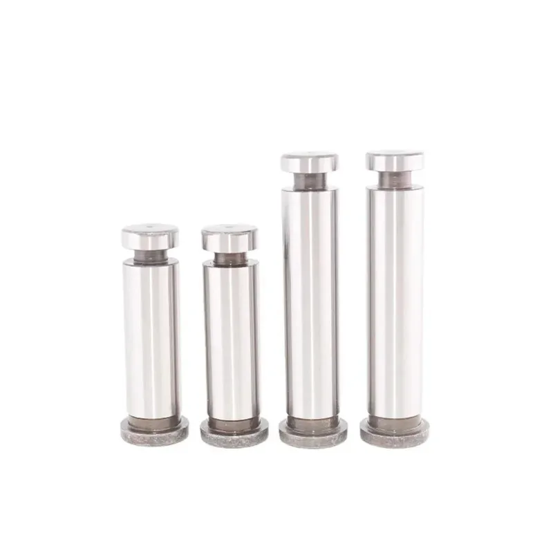 Floating Ejector Pin 40Cr Material Spring Guided For Plastic Injection Molds 10mm 12mm