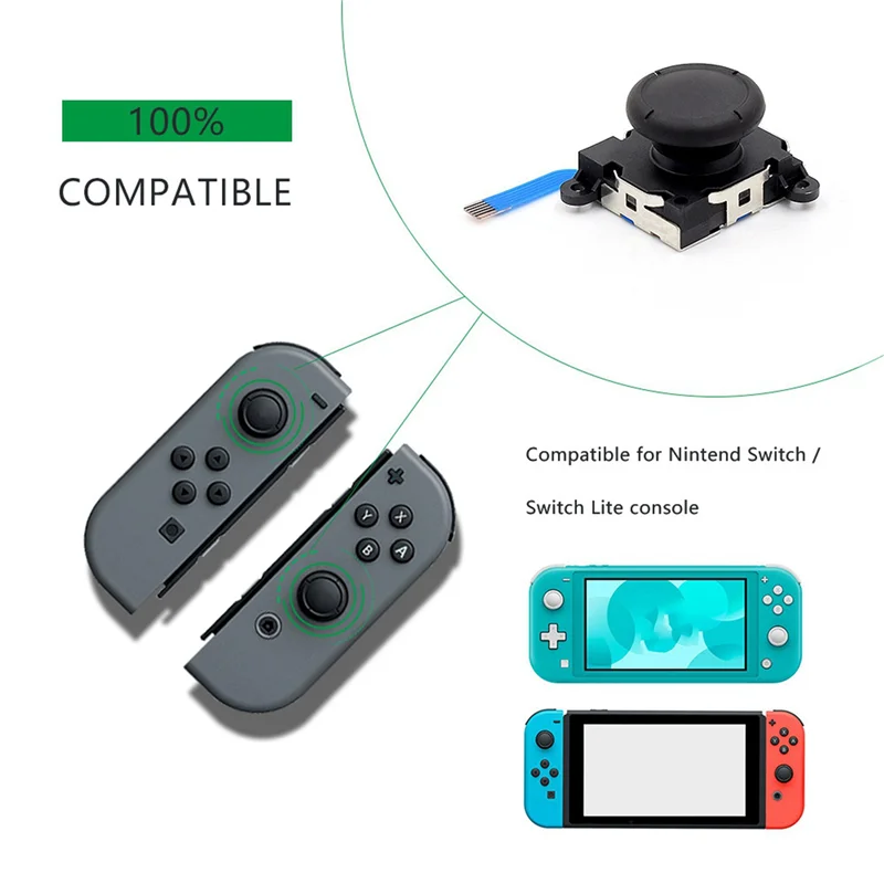 AS95-3X reemplazo de Joycon basculante analógico 3D para controlador de Nintendo Switch NS Gamepad Joy Stick Accesorios de reparación