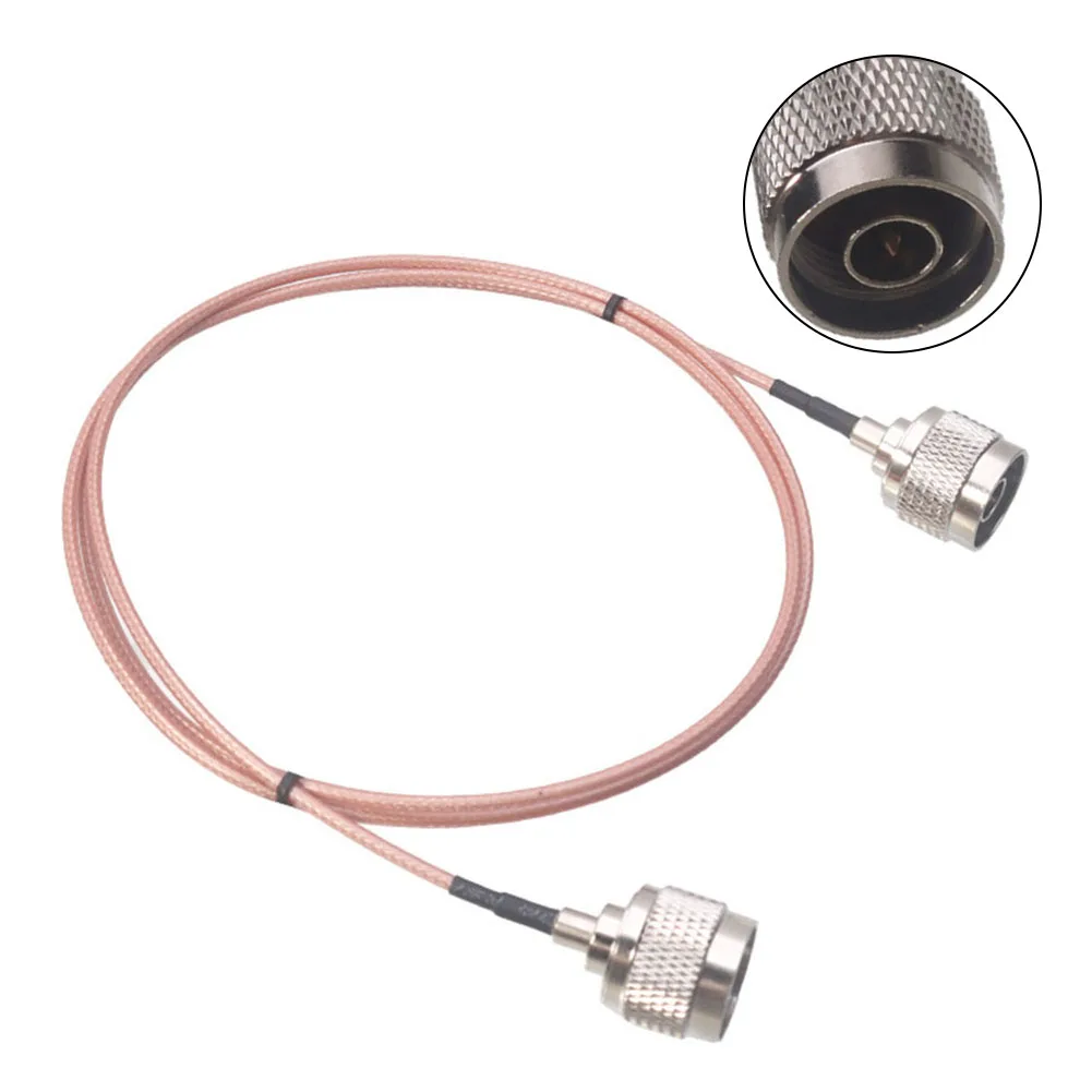 1PCS 1-300m Feeder N Male To N Male RG316 Coaxial Cable Connector Extension Feeder FOR JUMPER Silver Covered Copper ﻿