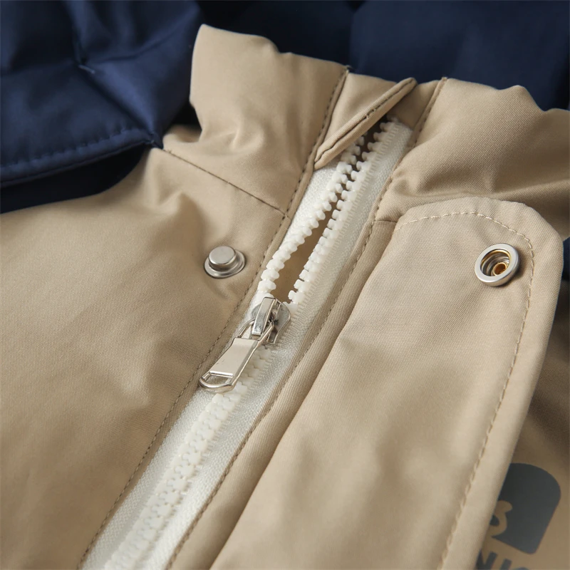 Winter-Baby-Overall, warm, dick, für Jungen, Skianzug, plus Samt, Kinderkleidung, winddicht, Kinder-Schneebekleidung, 1–5 Jahre – Detail 8
