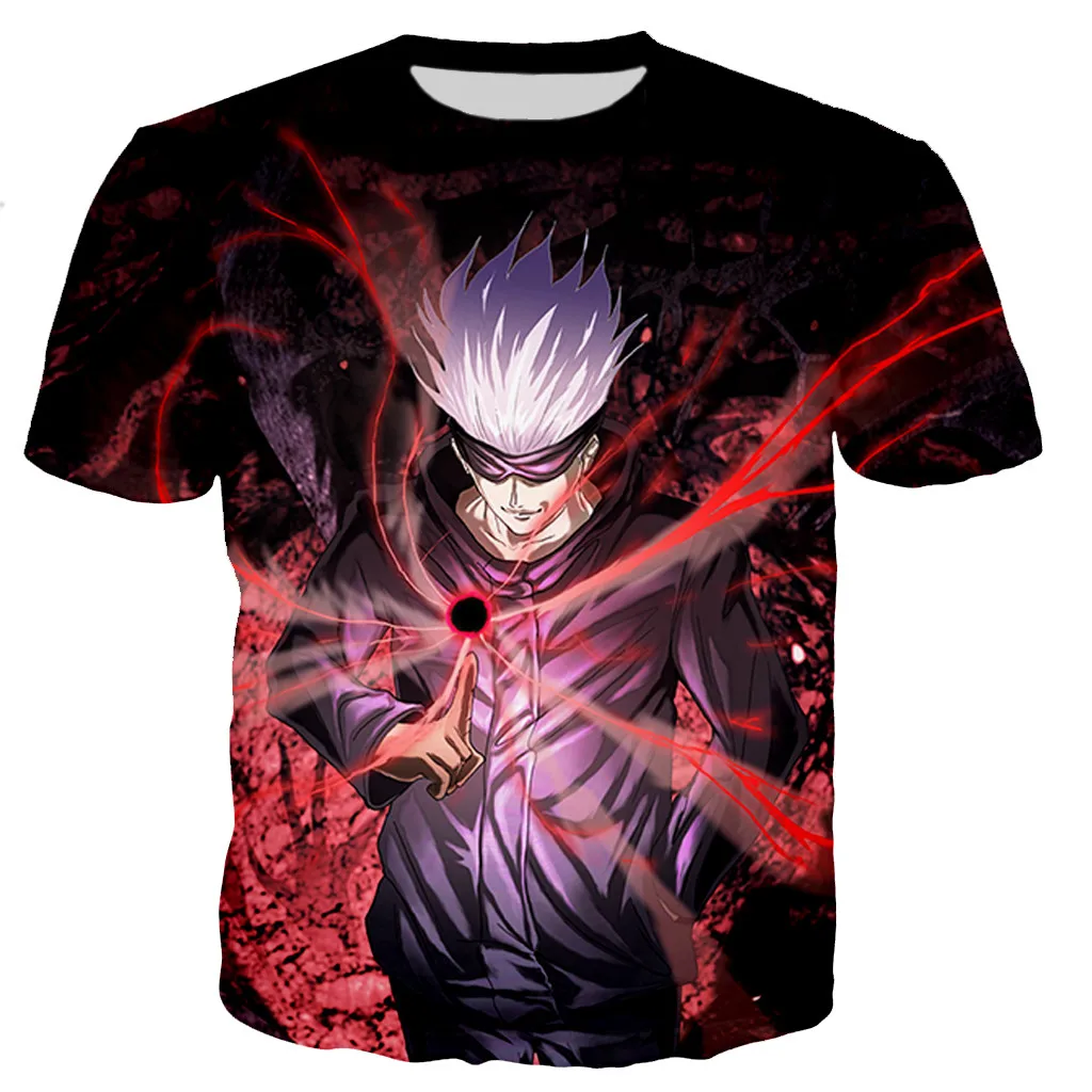 Jujutsu Kaisen Satoru Gojo T Shirt Men/women 3D Print T-shirt Casual Harajuku Style Shirts Streetwear Tops Dropshipping Clothing