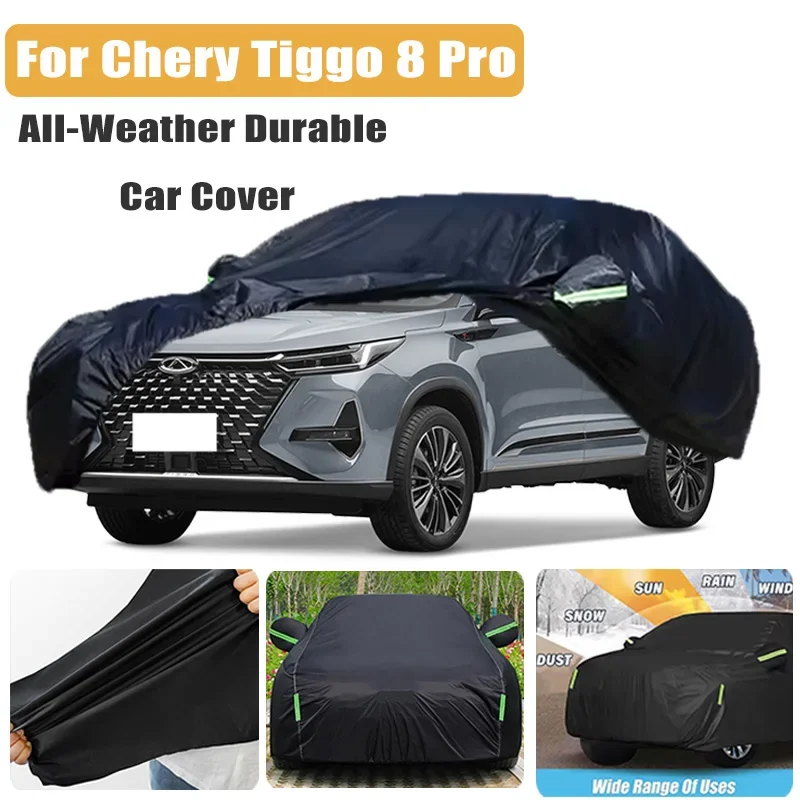 

All-Season Car Cover for Chery Tiggo 8 Pro - Outdoor Full Protection, Waterproof Dustproof Heat-Resistant Car Accessories