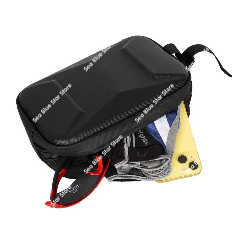 waterproof bicycle handlebar bag, electric vehicle hanging  , multi-functional upper tube   tail bag, hard shell front