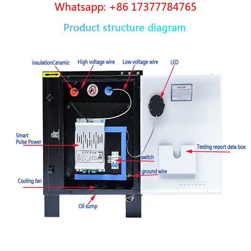 Commercial Kitchen  Disposal Machinery Electrostatic Precipitator Cooking Fume Extractor