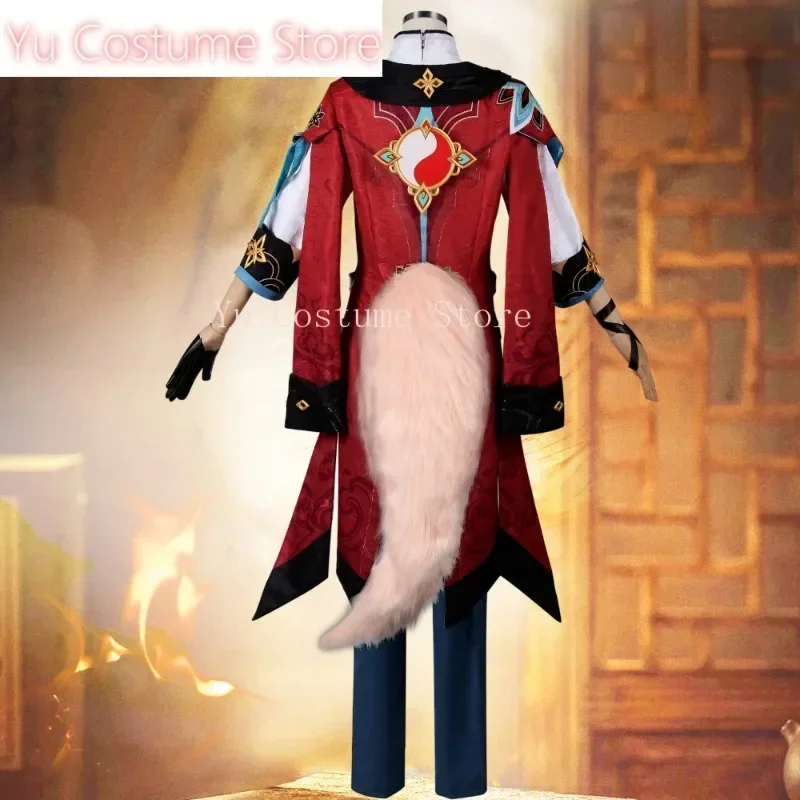 يو زي هونكاي: ستار رايل جياو تشيو الرجال تأثيري حلي كوس لعبة أنيمي زي حفلة الهالوين لعب دور الملابس الملابس