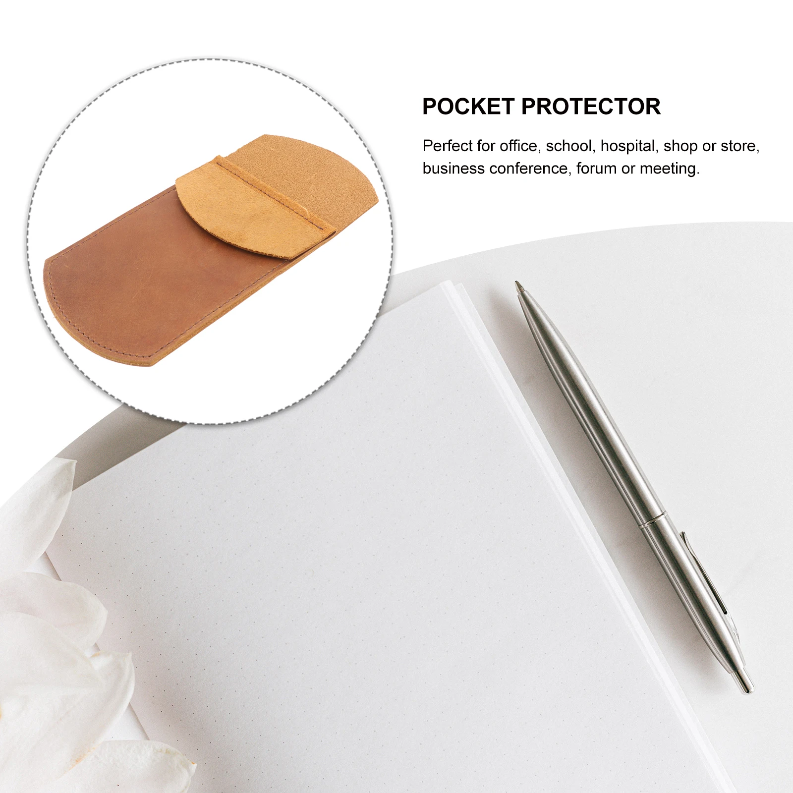 Astuccio per matite Camicia Tasca protettiva Portapenne Ufficio Scuola Affari Astuccio per penne resistente all'acqua per penne per carte
