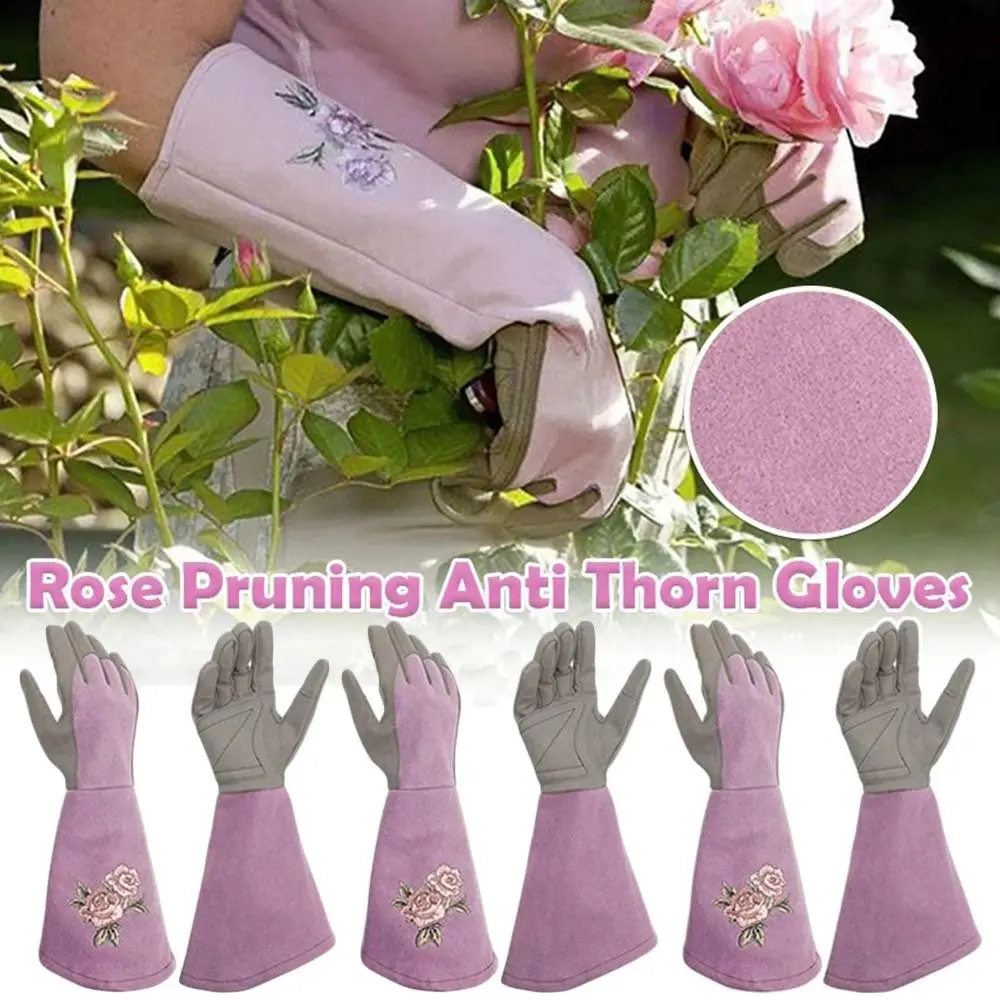 Tool Breathable Gardening Gloves Working Digging Long Gloves Waterproof Arm Protection Planting Pruning Mitts Garden