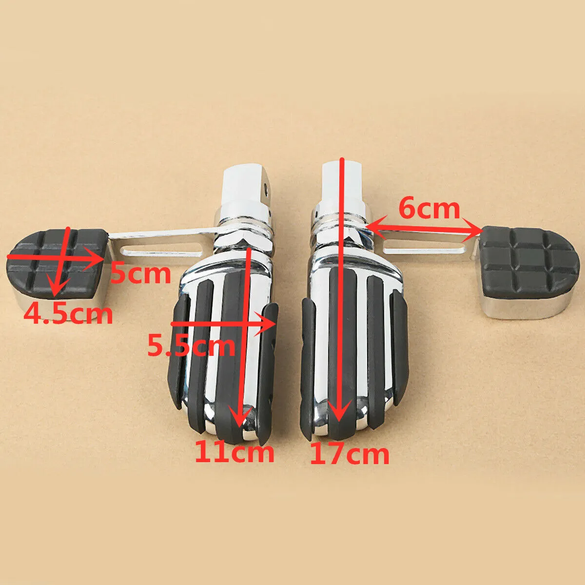 Motorcycle Foot Peg Footrest Heel Stirrup For Honda VTX1800 2002-2011 VTX1300 2003-2009 VTX