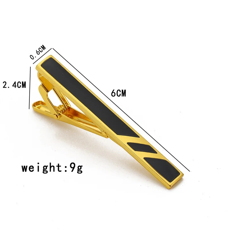 6 cm * 0.6 cm Nuovo fermacravatta in metallo per uomo cravatta da sposa fermacravatta clip gentiluomo cravatte barra fermacravatta per accessori da uomo