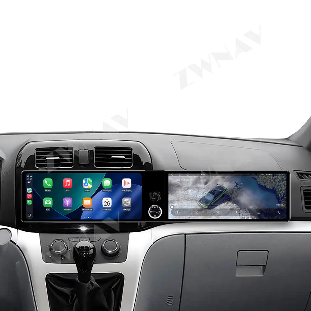 

Dual 12.3” For Toyota Gonow Xinglang 2012-2015 Android 13.0 GPS navigation carplay multimedia player radio wireless head unit