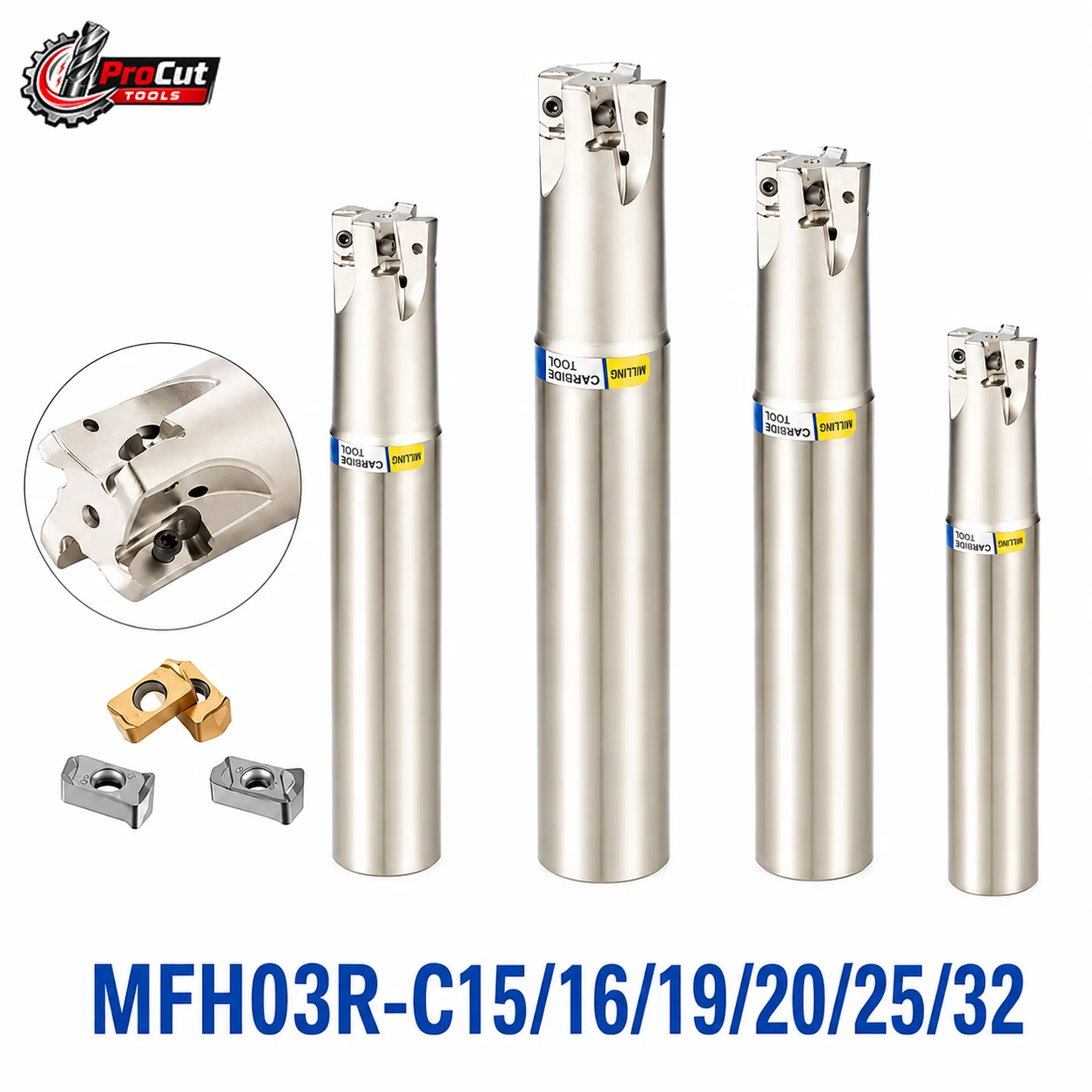 MFH03R EXN03R Fast Feed Milling Tool Holder C16 C20 C25 C32 120‑250L for LOGU0303 LOGU0303ZER Insert CNC Milling Bracket