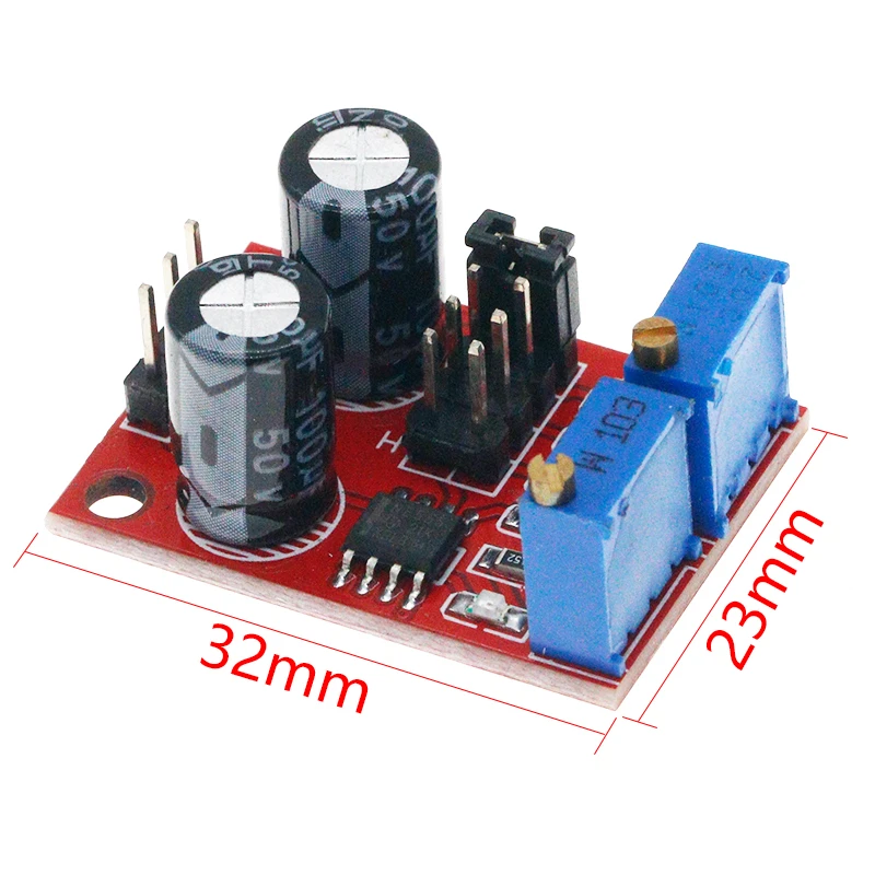 NE555 pulse frequency, duty cycle adjustable module,square/rectangular wave signal generator,stepping motor driver