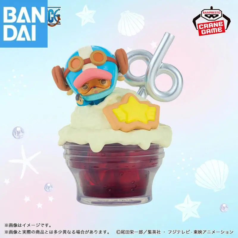 Originale Genuino Bandai Namco One Piece Tony Tony Chopper Dessert Serie Paldolce Vol.2 Collezione Regalo Anime Figurine Modello Giocattolo