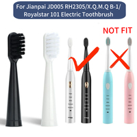 Replacement Toothbrush heads For Jianpai JD005 RH2305/X.Q.M.Q B-1/Royalstar101 Electric Toothbrush Soft DuPont Bristles Nozzles