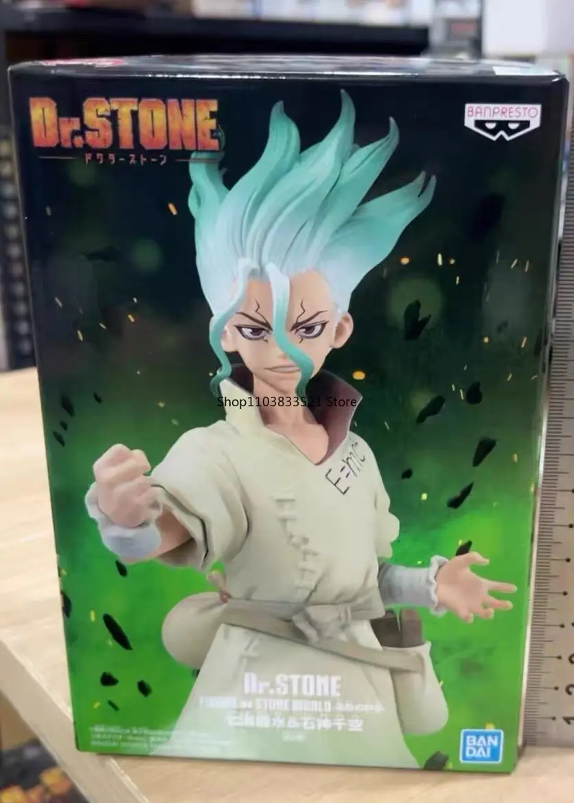 Origineel van Bandai ‌ Dr.STONE Ishigami Senku Nanami Ryusui Dr.X Karakter Actiefiguur Desktop Ornamenten Hobby's Collectible
