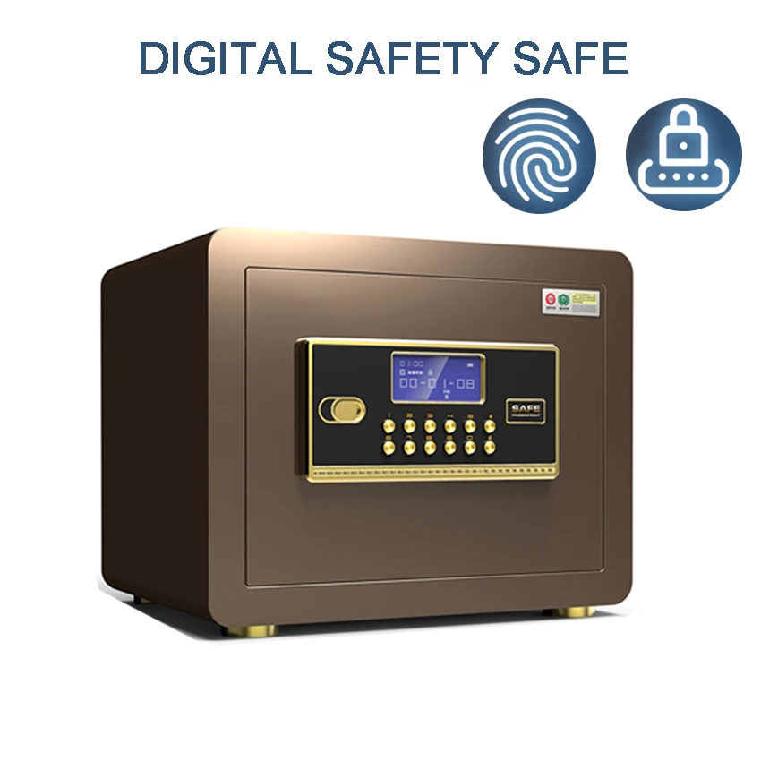 Digital Safety Safe BGX-25 Password Anti-theft Fingerprint  Invisible Password Office Jewelry With Lock Alarm Cabinet