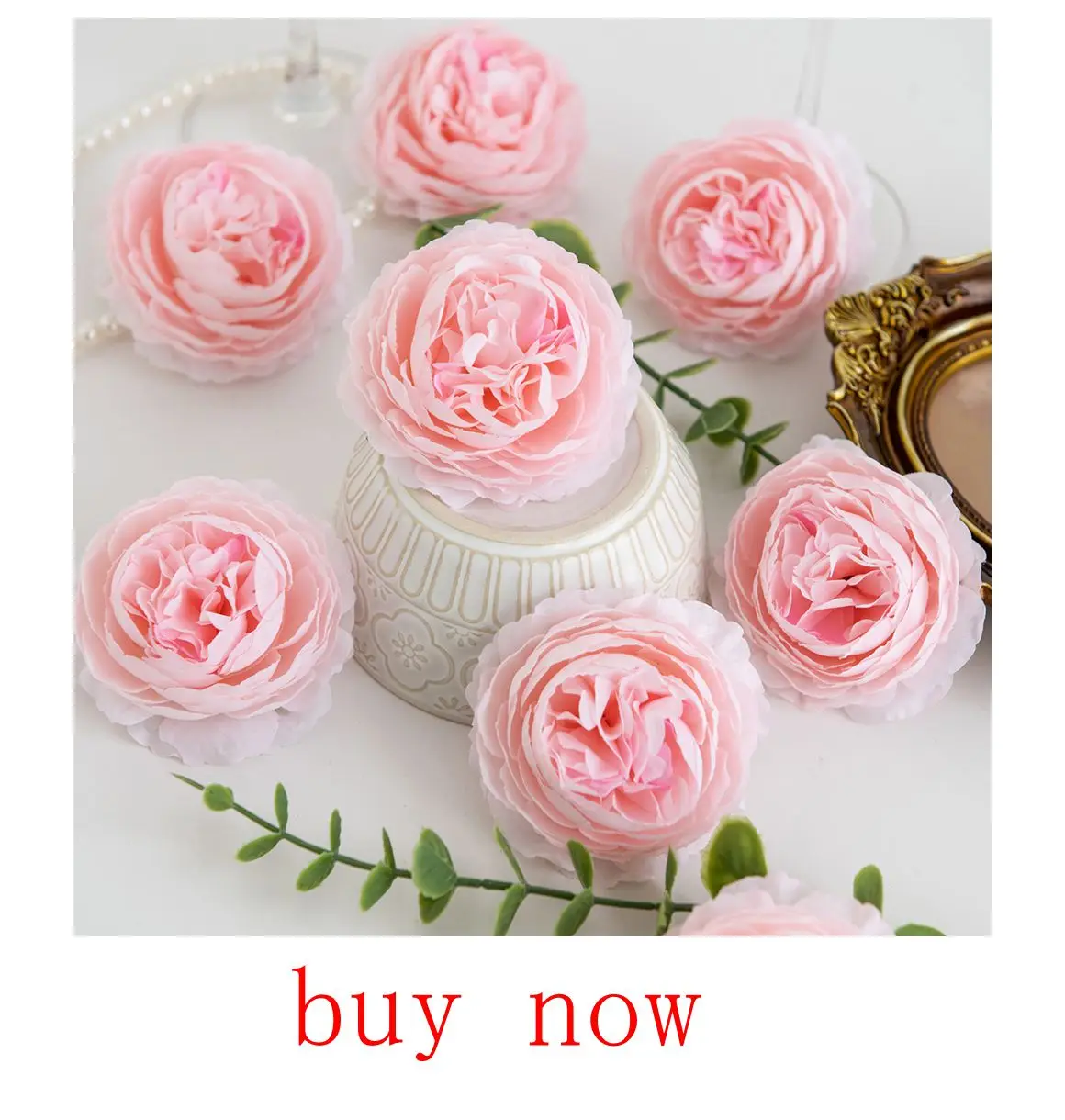 Künstliche Blumen Seide Hortensienvase für Heimdekoration Zubehör Hochzeit dekorative gefälschte Pflanzen Weihnachtsgirlande Material – Detail 9
