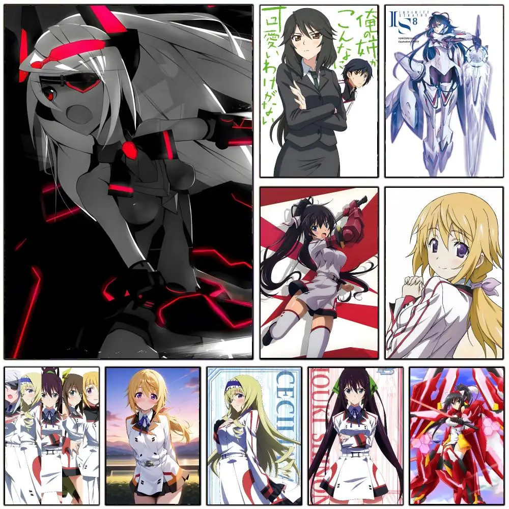 Anime Novel Infinite Stratos Poster Modern Home Decoration Interior Design & Contemporary Wall Art Collection