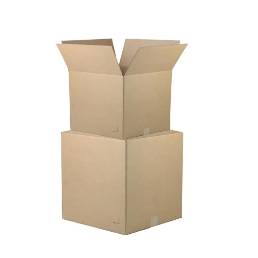 x6" Corrugated Cardboard Boxes 100-Pack Durable ECT 32 Corrugated Shipping Boxes for Mailing, Packing, Moving, and Storage  Re