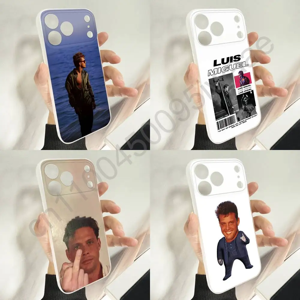 

Singer L-Luis Miguel Phone Case For iPhone 11,16,15,14,13,17,12,Plus,E,Air,Mini,Pro,Max Magnetic Magsafe Soft Cover