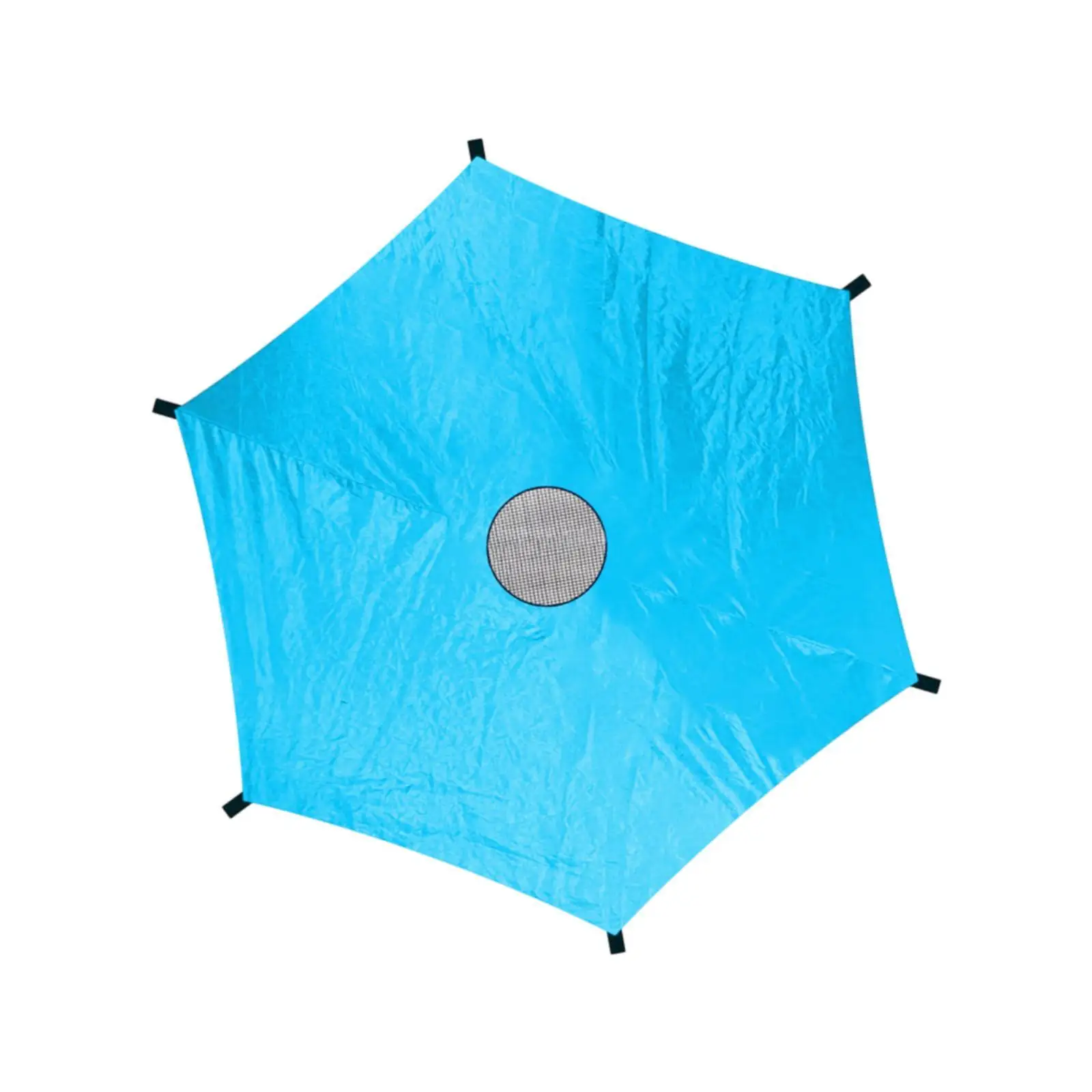 Trampoline Canopy Shade Cover Weatherproof PP Material Sun Protection Tent for 6 Pole Backyard Trampoline