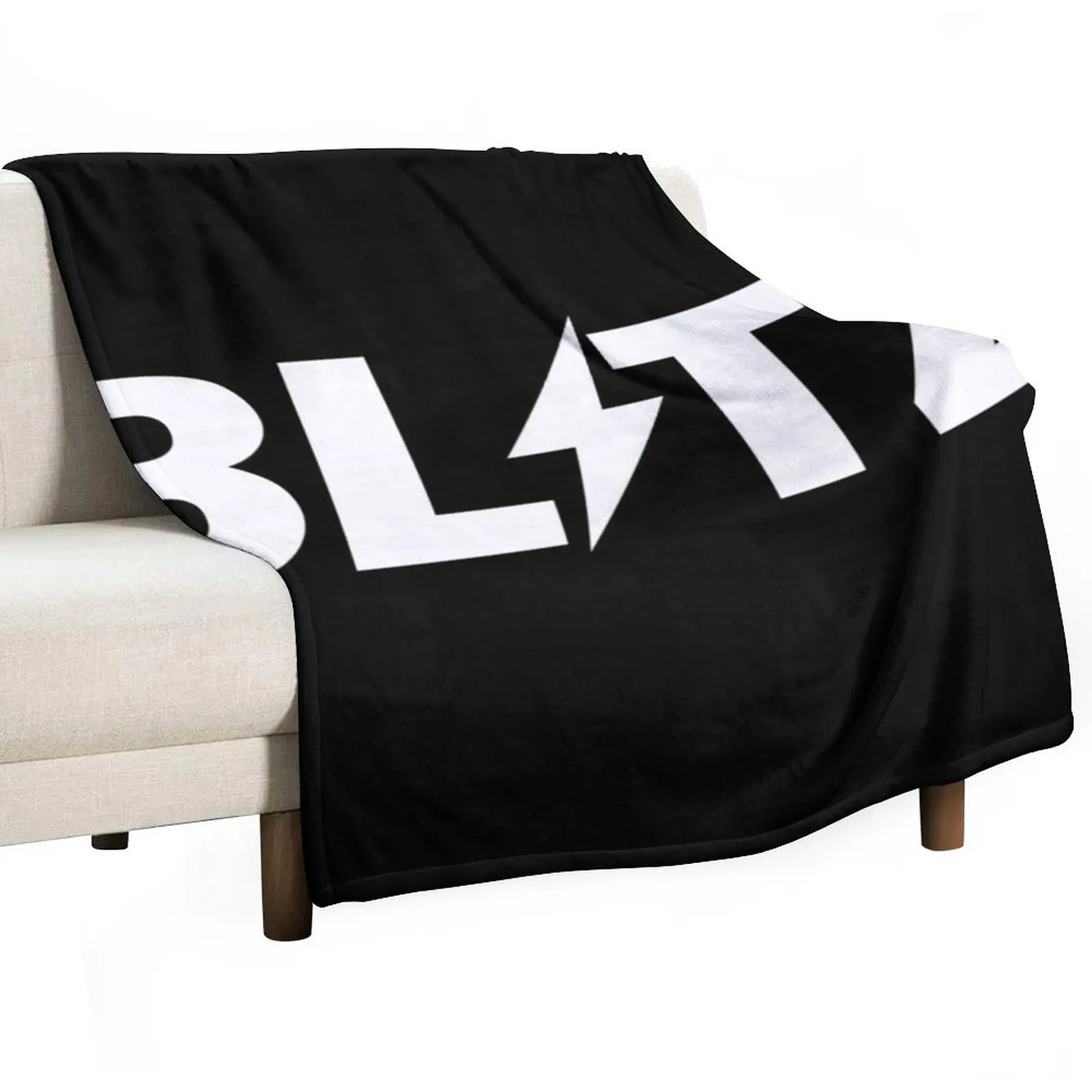 Blitz JDM White Throw Blanket Decorative Throw Blankets For Sofas Moving Furry Blankets