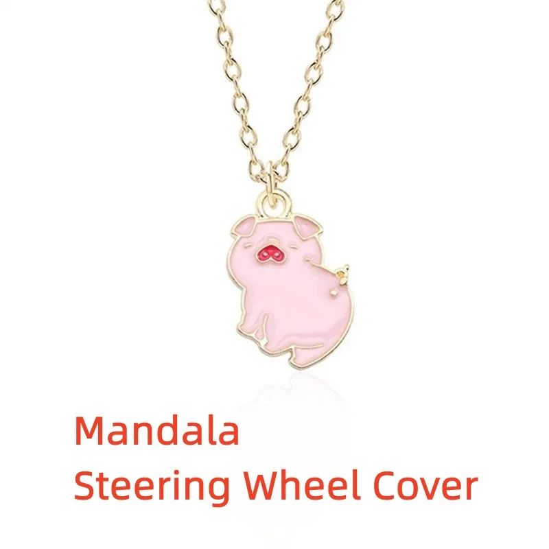 Mandala Steering Wheel Cover Necklace