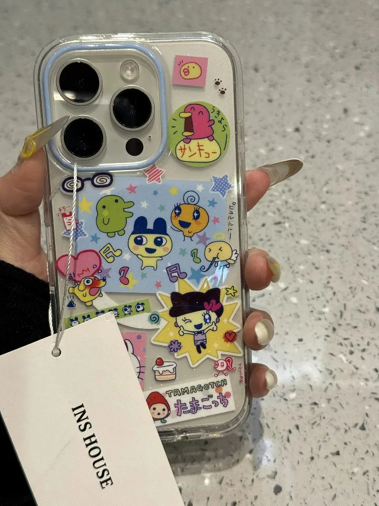 2026 new Tamagotchi Phone Case Stand Is Compatible With Iphone 16 Pro, Apple 15 Phone Case, 14 Single Shell, Apple 15 Pro Max