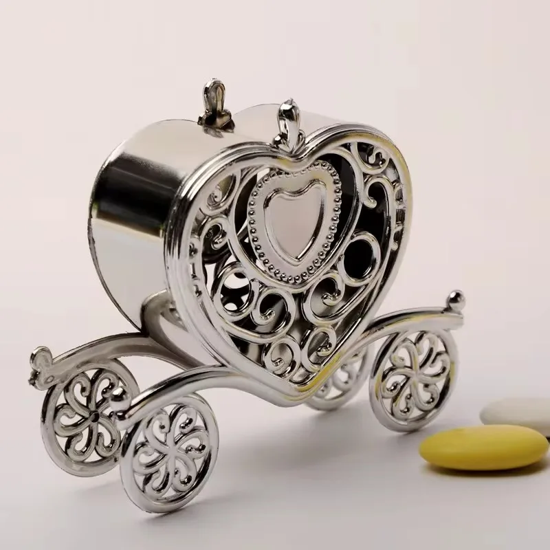 1 5 10 PCS Pumpkin Carriage Chocolate Candy Box Carriage Transport Cinderella Princess Party Gift Box Decoration 2024