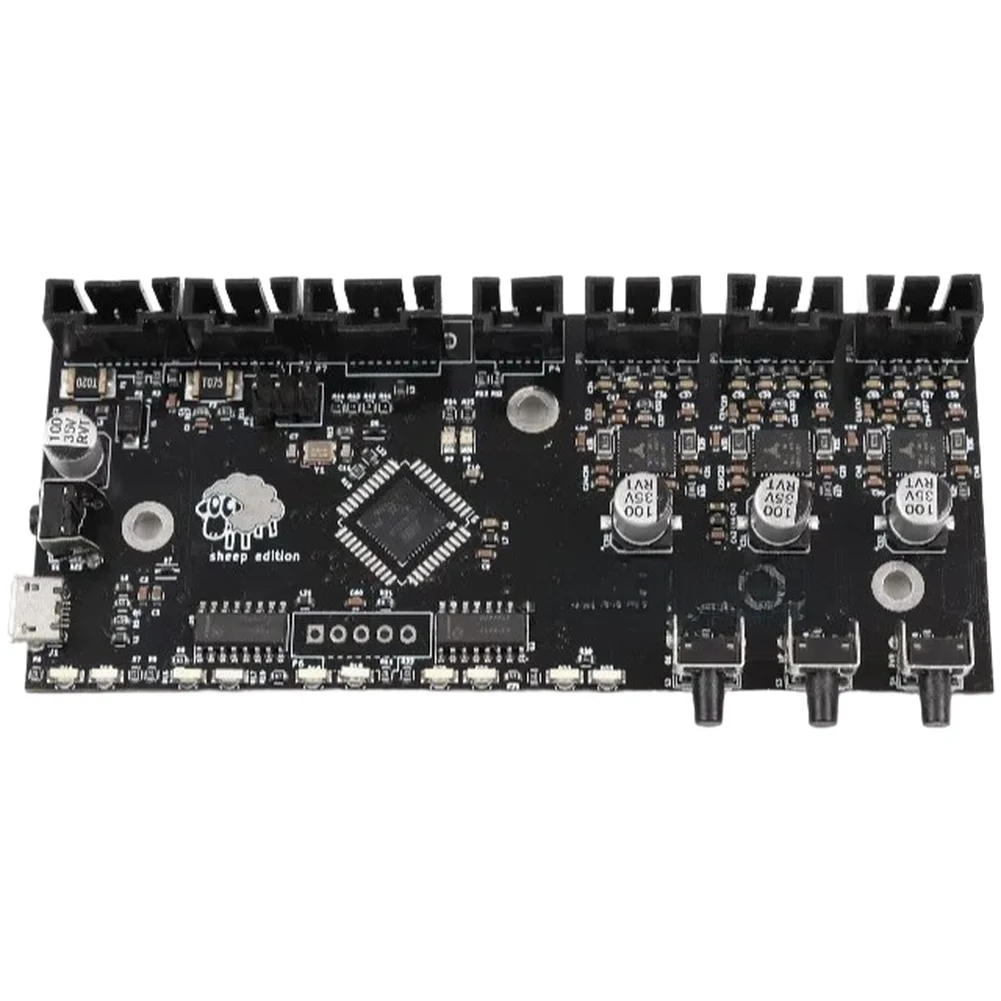 1pc Control Board For Prusa MK3S MMU2S Multi Material 3D Sheep Edition Rev0.3 Black Replacement Part