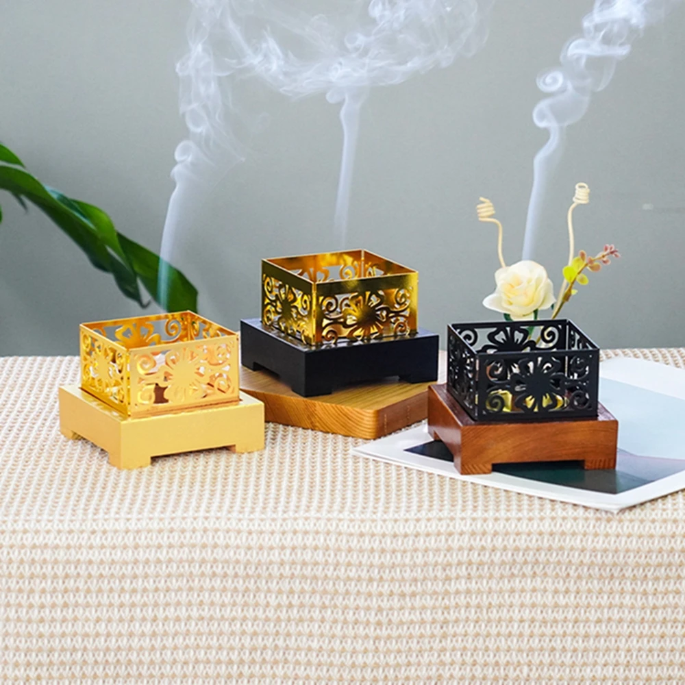 

Incense Burner Simple Style Creative Square Desktop Ramadan Aromatherapy Home Decoration Incense Burner Ornaments Crafts