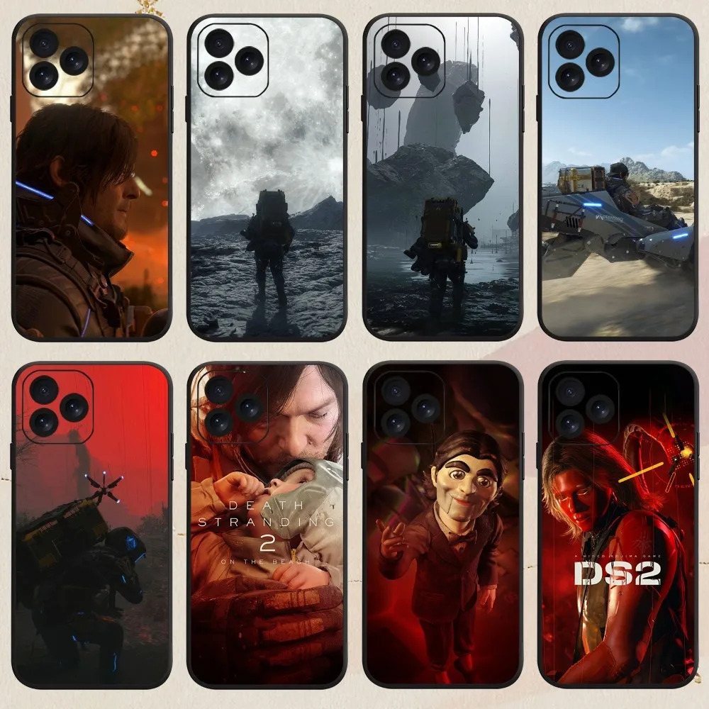 Game D-Death S-Stranding 2 On the B-Beach D-DS2 Phone Case For iPhone 8 14 15 13 12 11 Mini X Xr XS Pro MAX Plus Shell