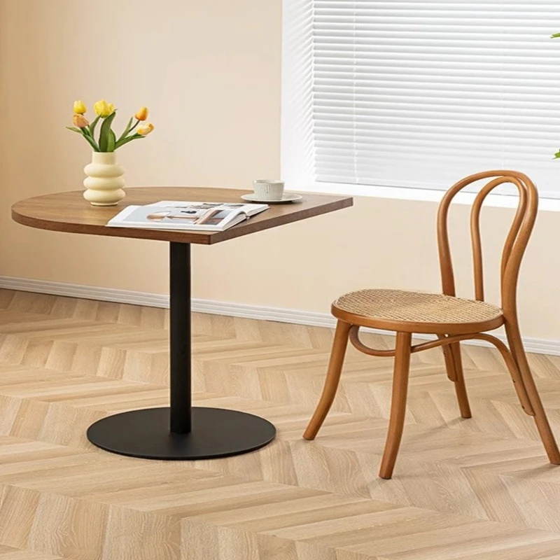 

Creative semi-round dining table living room home tea table