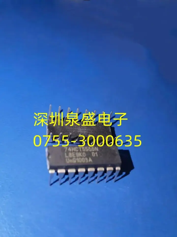 Новый прямой штекер 74HCT5555N