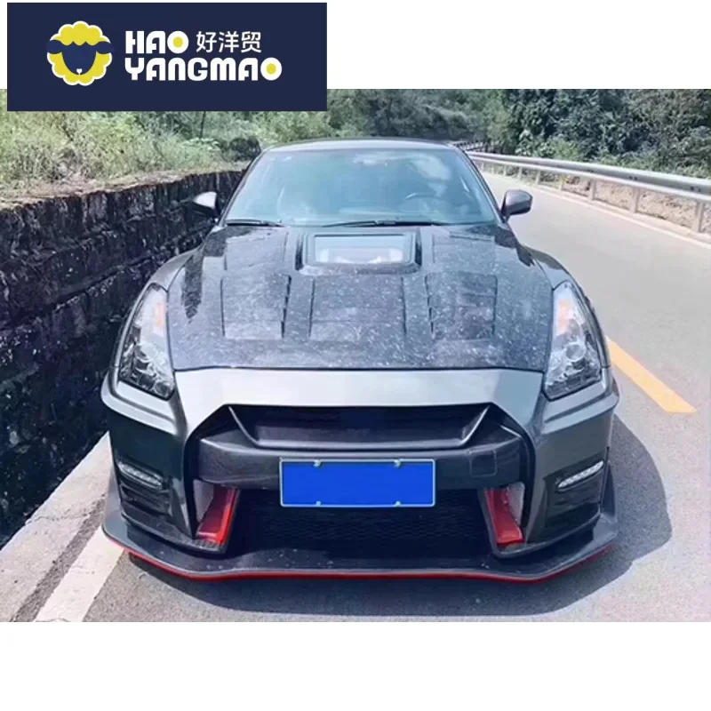 Applicable to GTRR35 R35 nsm Carbon Fiber Body Kit Front Rear Bumper Cover Diffuser PP Material High Quality