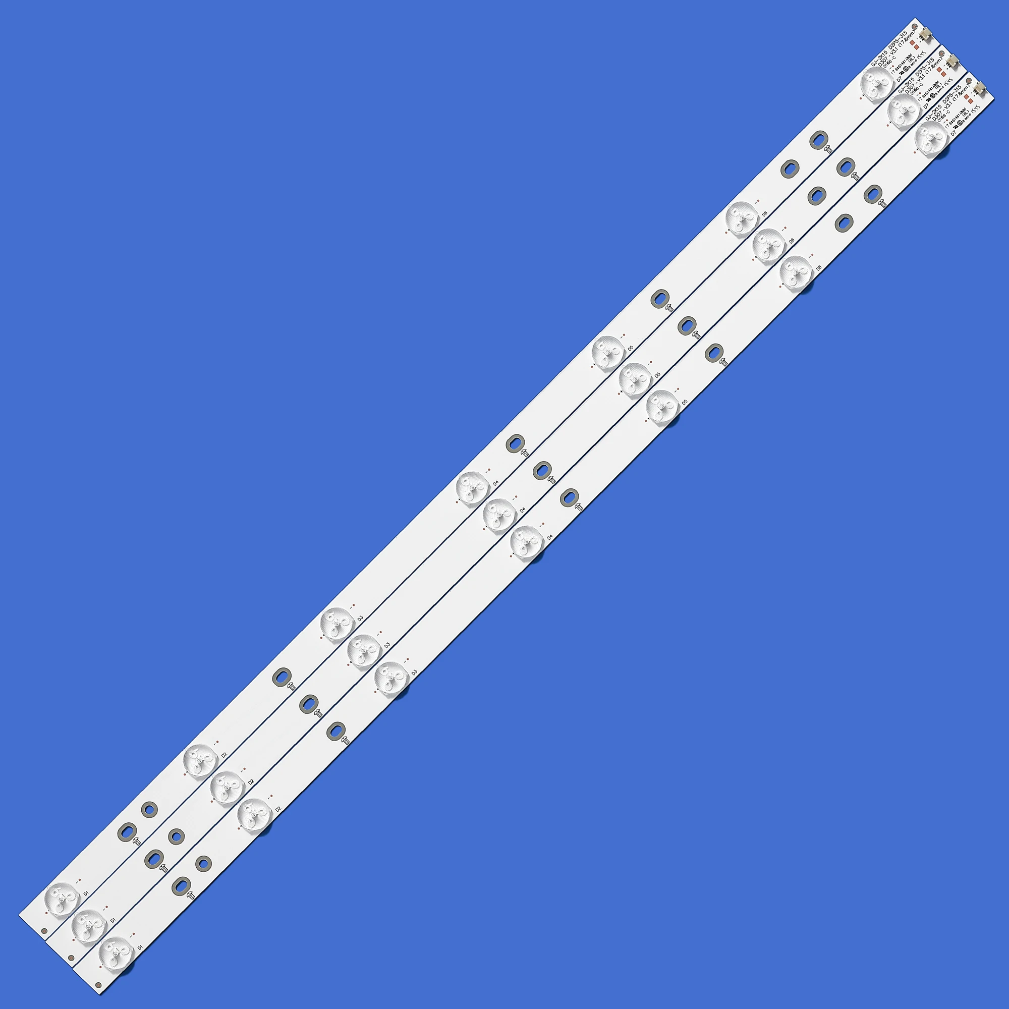 

LED Strips 32" TV 32PFL1840/T3 32PHT4100 32PHH4100 88 TPT315B5 HVN05 GJ 2K15 D2P5 315 D307 V1 LBM320P0701 32PFT4100 32PFK4309