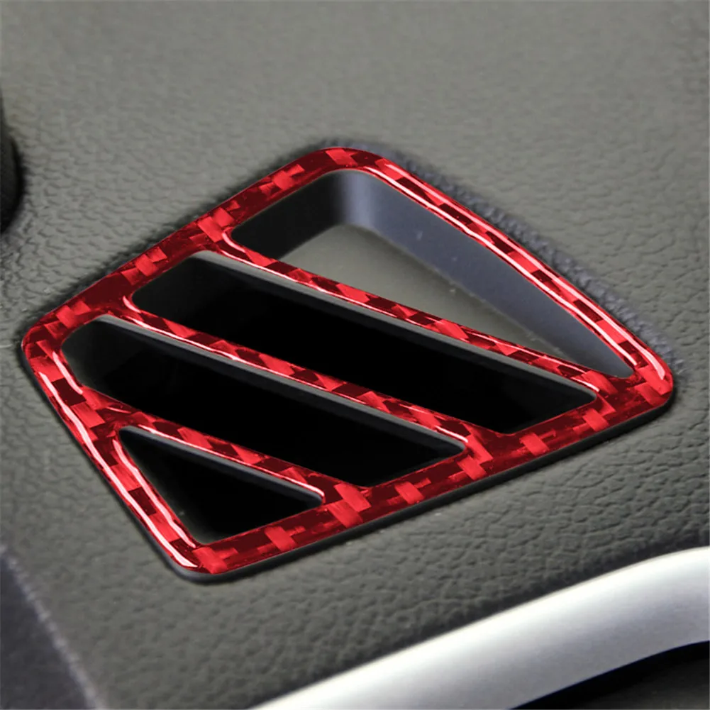 Carbon Fiber Dashboard Side Vent Stickers For Ford Explorer 2011 2012 2013 2014 Car Interior Decorative Accessories view 4