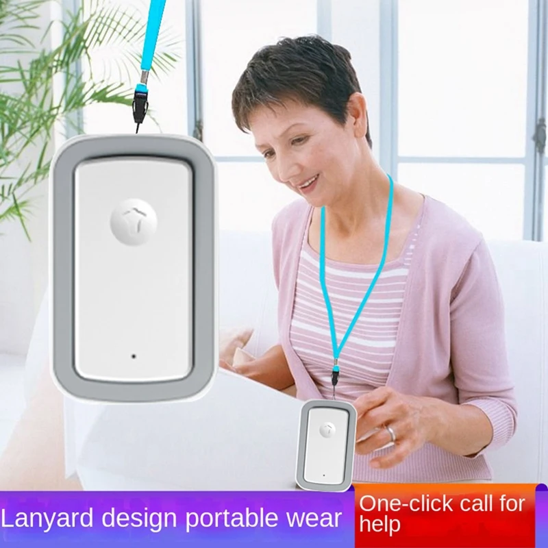 Call Button Pager Wireless Door Bells Wireless Pager 5 Gear 300M For /Elderly/Patient/Disabled/Pregnant Woman