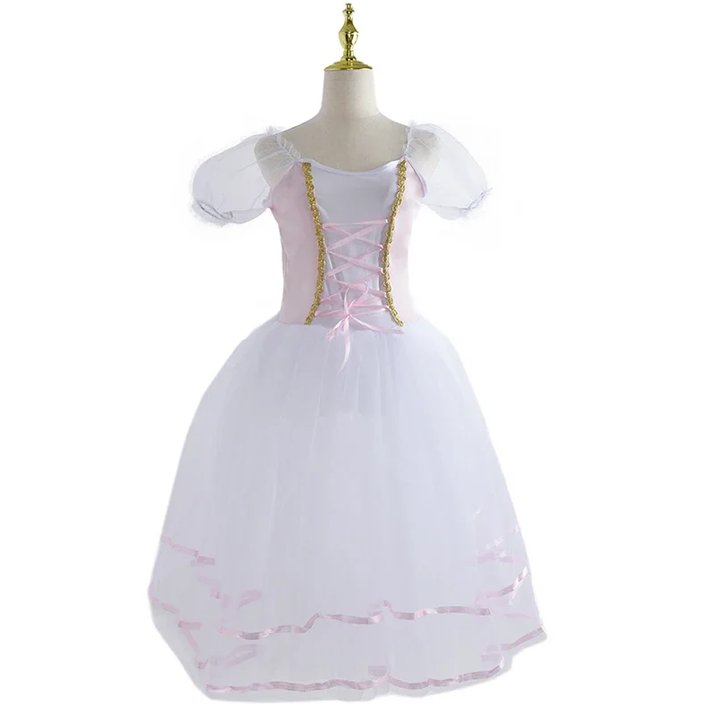 2022 novas meninas ballet dança saia das crianças profissional ballet traje desempenho tutu saia feminina ballet saia longa