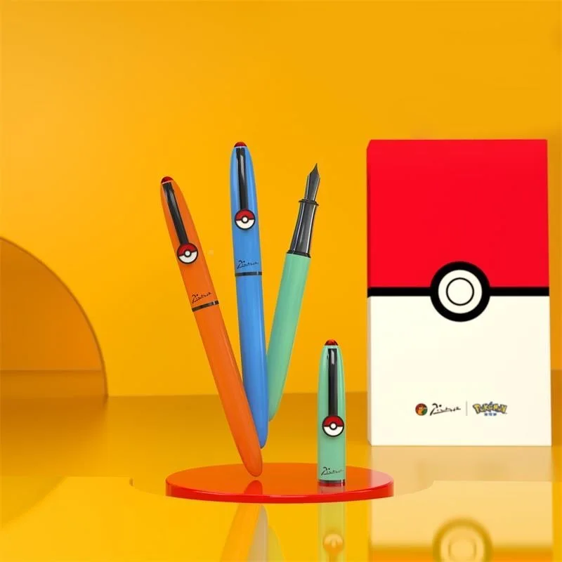 Pokemon pen Pikachu gift box set good-looking student calligraphy practice EF pen tip cartoon creative ink pen holiday gift