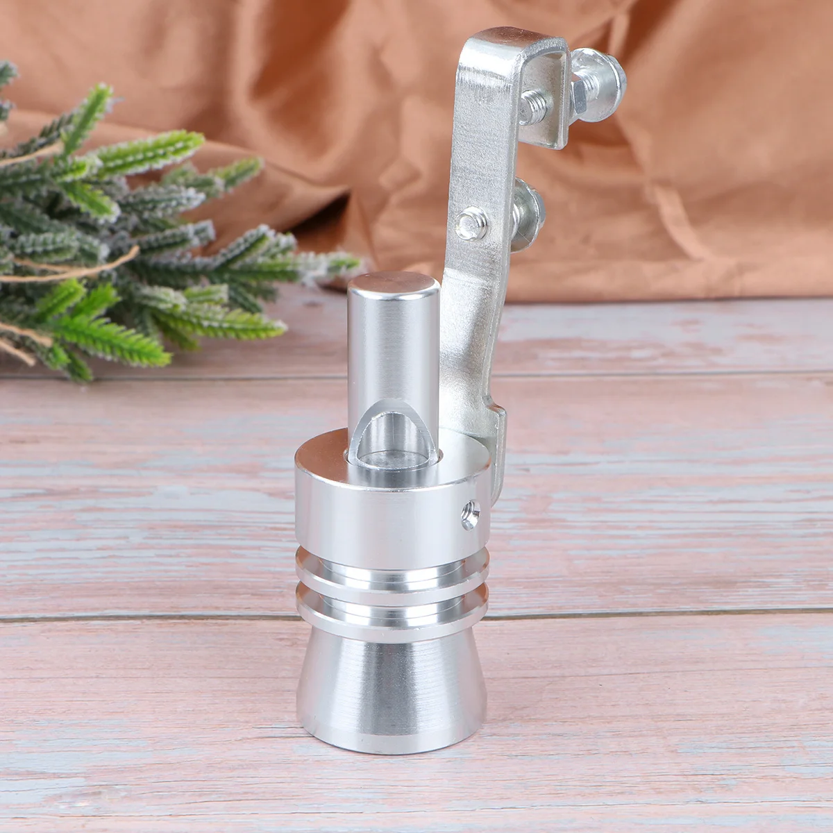 

Car Sound Exhaust Whistle Aluminum Tailpipe Simulator Size Xl Silver Universal Fit For All Vehicles Blow Off Valve Effect Engine