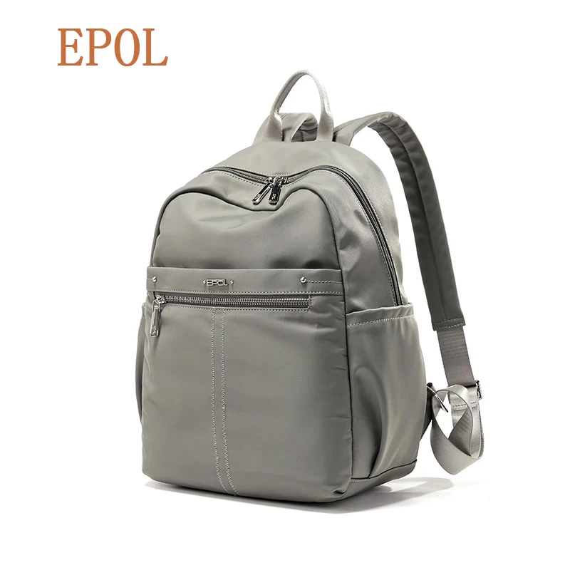 

Epol Large Women's Backpacks Nylon Lightweight Casual Travel Backpacks Canvas Waterproof School Bag for Youth Teenager 6102-03