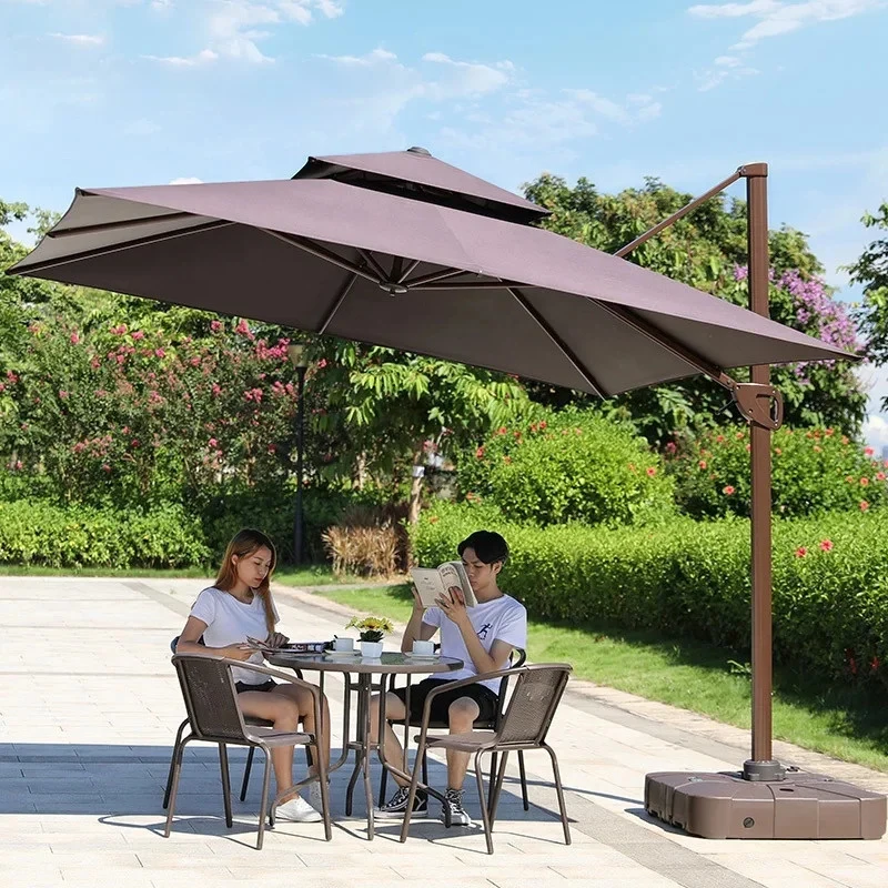 yOutdoor Furniture & bas Large Clever square Garden cheap Parasol patio umbrellas