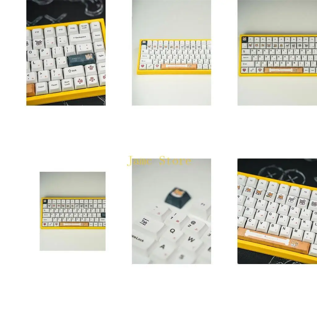 

LX0B XDA Профиль Клюки Клюки Корги Тема PBT Dye Sublimation Set для механической клавиатуры