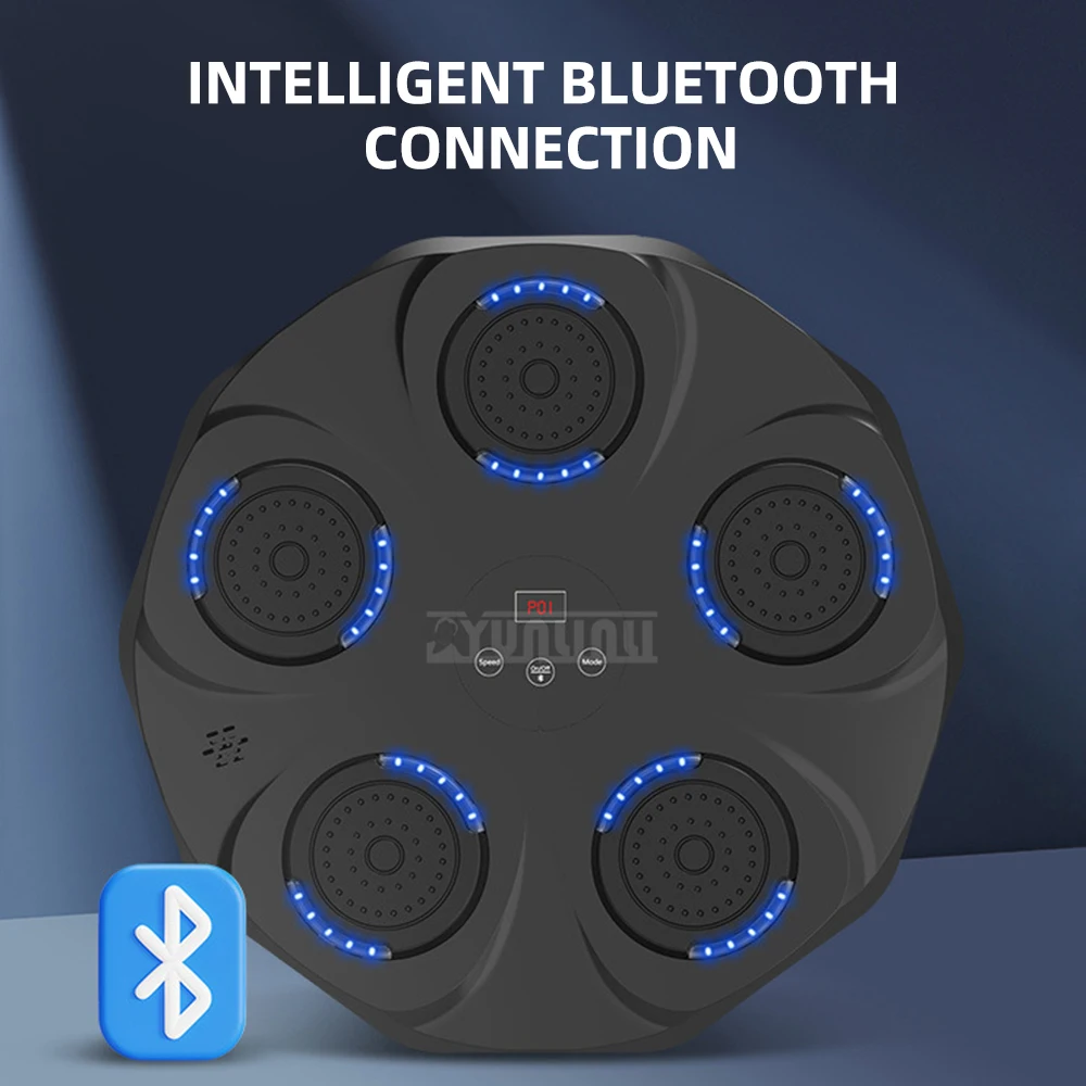 Music Smart Boxing Target / Smart Boxing Trainer, Boxing Machine, Fitness Training, Musical Boxing Wall Target Bluetooth