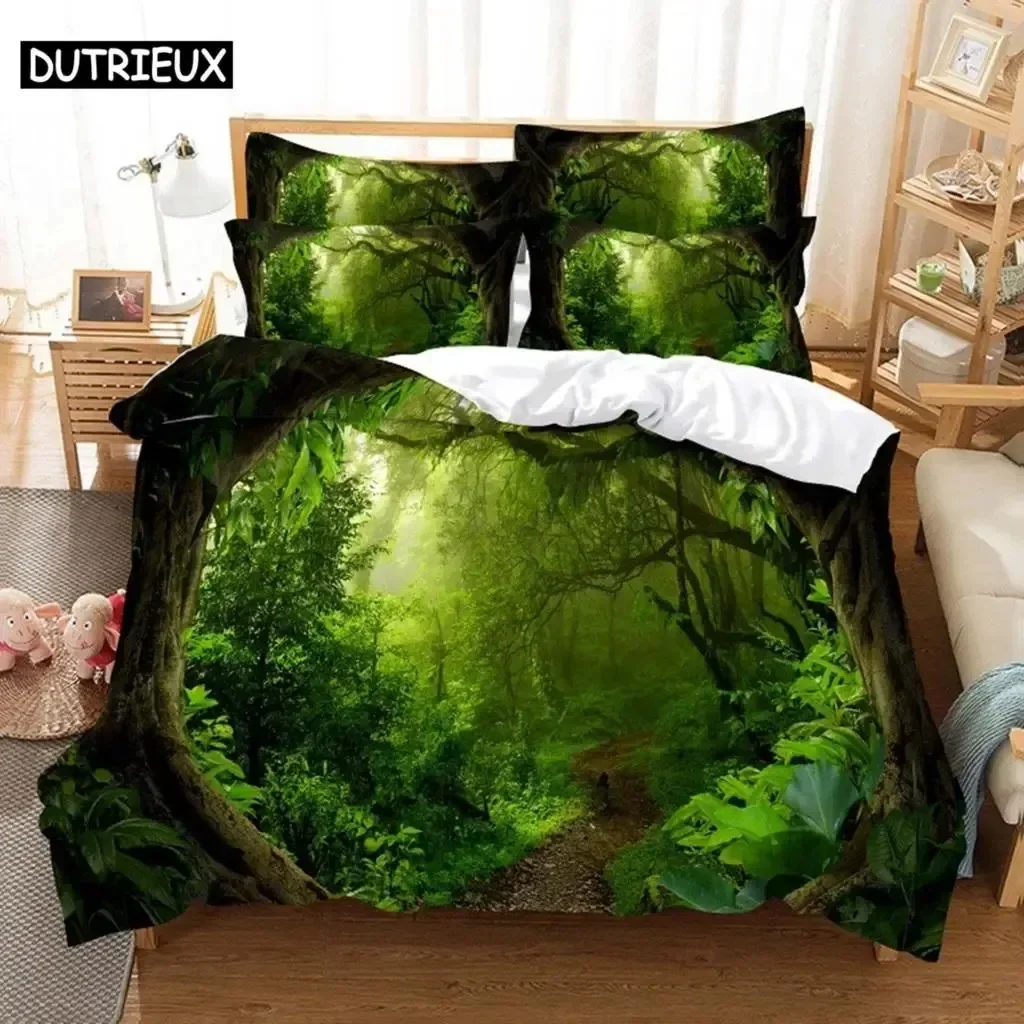 Snow Tree Bedding Set Duvet Cover Set 3d Bedding Digital Printing Bed Linen Queen Size Bedding Set Fashion Design