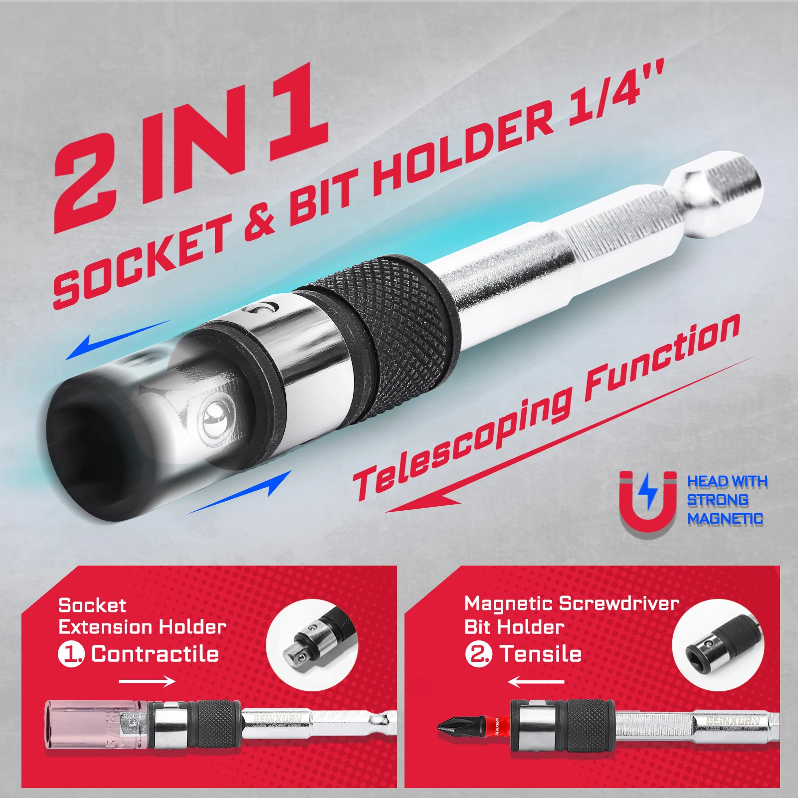 Geinxurn 37PCS EVA Ratchet Wre - Torque Wrench recension och pris