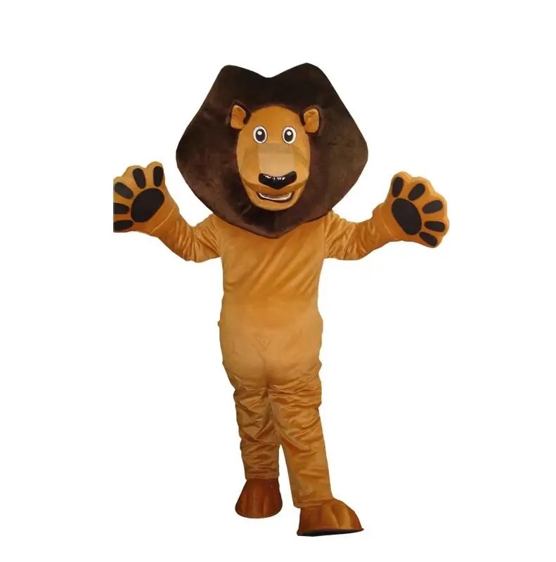 Moda nuevo payaso León hombre mascota disfraz adulto fiesta de cumpleaños vestido de lujo Halloween Cosplay trajes ropa de Navidad