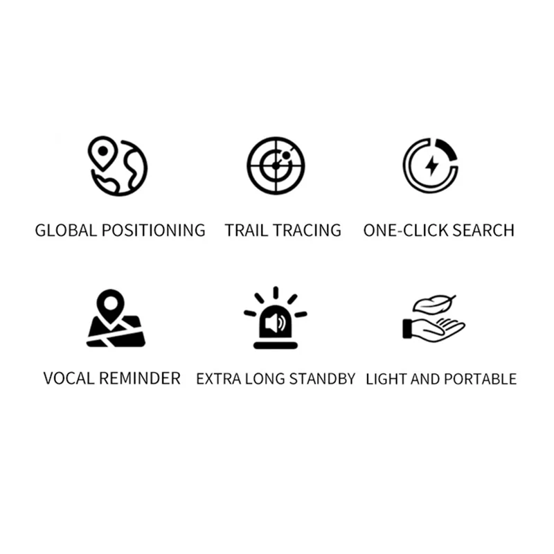 B37B-Anti-Lost Location Tracking Card GPS Locator Smart Tag Unterstützung Drahtloses Laden