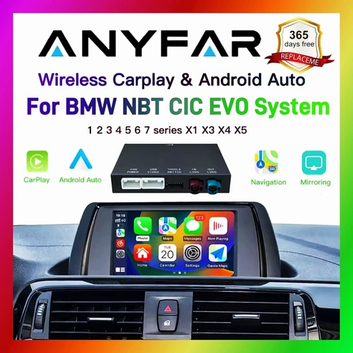 CarPlay inalámbrico para BMW Serie 6 F06 F12 F13 G32 2010-2020 CIC,NBT,EVO, con función Android Auto Mirror Link AirPlay CarPlay